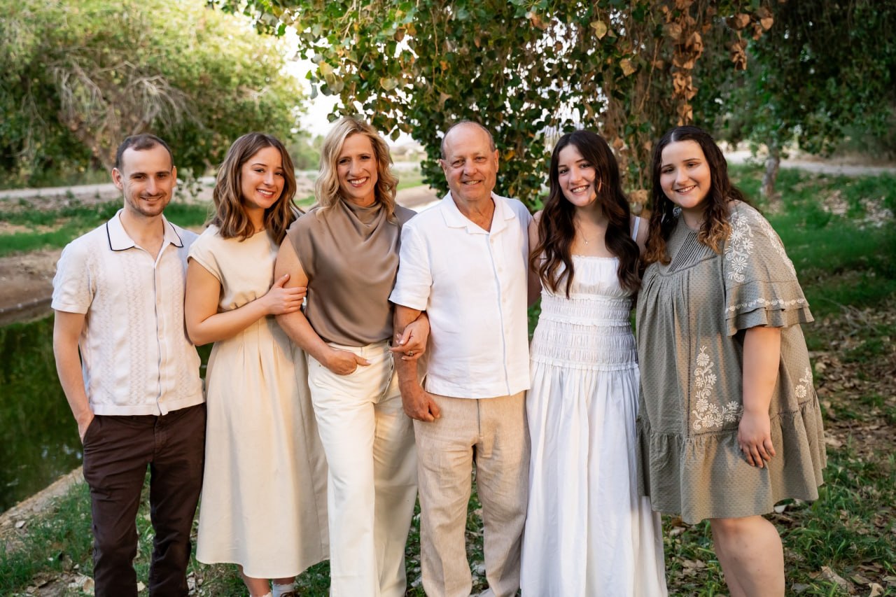 Colleen Haas with her family